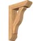 Ekena Millwork Funston Slat Smooth Bracket w/ Offset Brace, Western Red Cedar, 5 1/2"W x 18"D x 26"H BKT0604X18X26FST06SWR - alternate 1